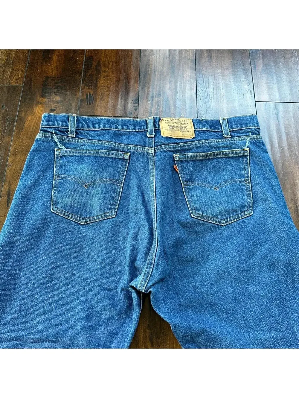 VTG Levis 505 Jeans 42x30 Orange Tab 90s 80s Made in USA 501 Tag Act 40x28